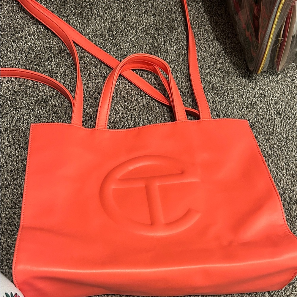 Telfar Women's Vibrant Red Tote